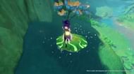 Dendro plants provide a jump boost after being affected by Electro (Image via HoYoverse)